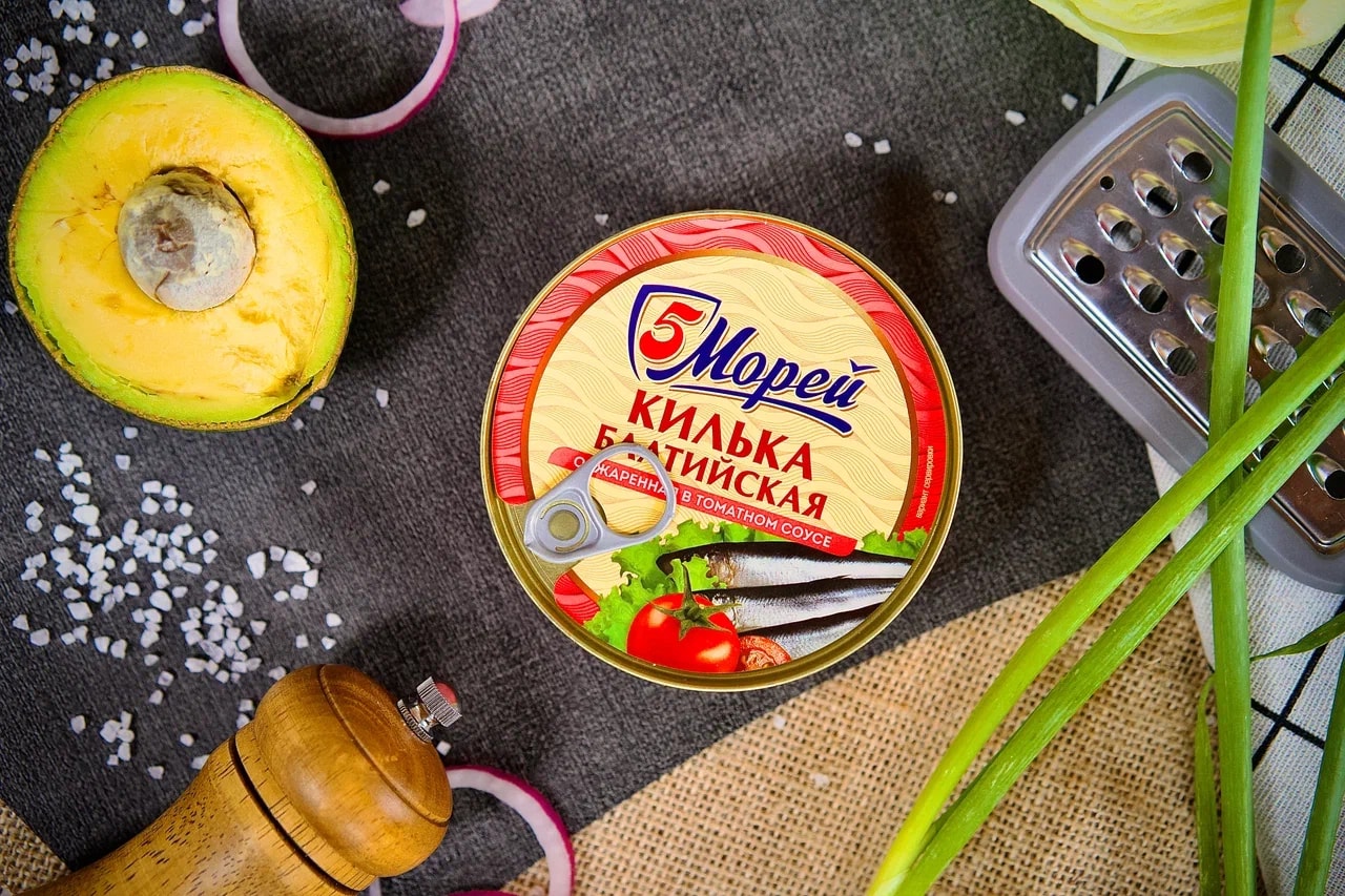 Килька балтийская обжаренная в томатном соусе