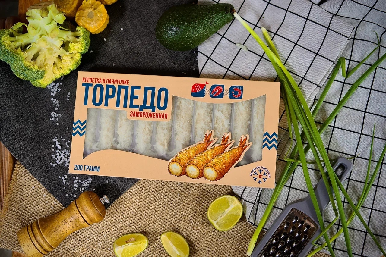 Креветка в панировке Торпедо,200гр