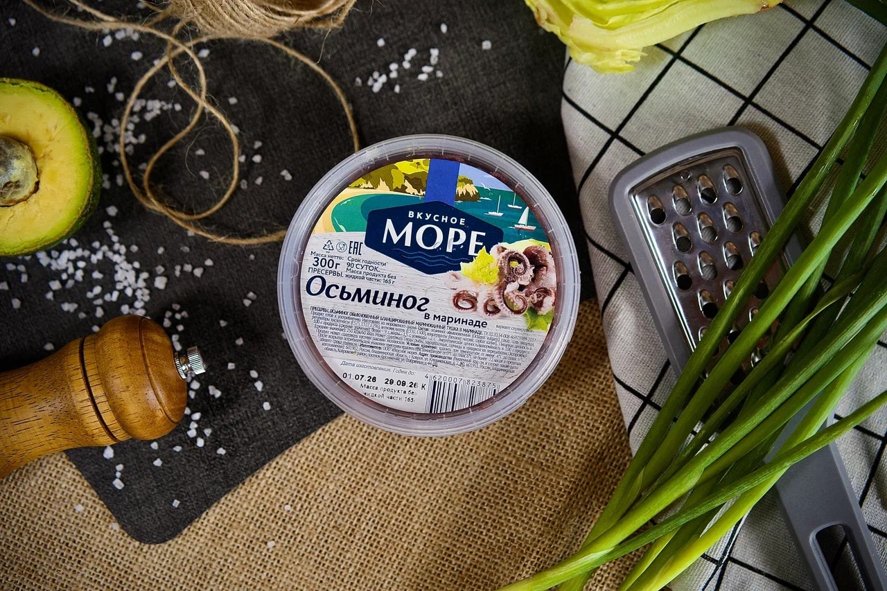 Осьминог в маринаде,300гр