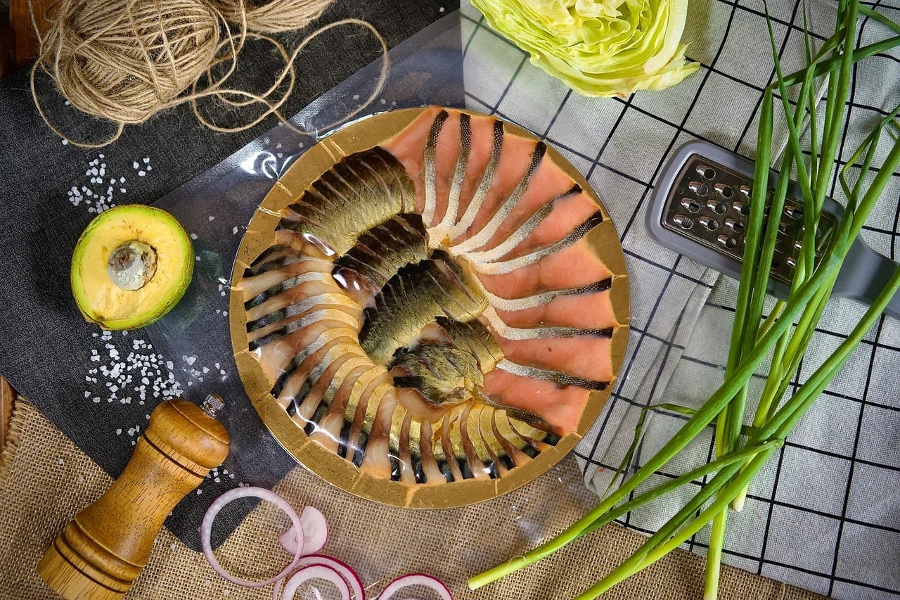 Рыбная нарезка скумбрия,200гр